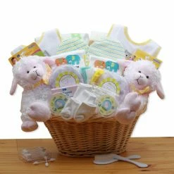 Flash Sale 🤩 Gift Baskets Gift Basket Drop Shipping Double Delight Twins New Baby Gift Basket - Yellow 💯