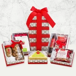 Best Pirce ๐งจ HICKORY FARMS Gift Baskets Snowman Meat And Cheese Tower ๐
