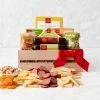 Budget 👏 HICKORY FARMS Gift Baskets Meat & Cheese Wooden Gift Crate 😍