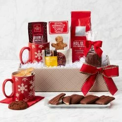 Coupon 👏 HICKORY FARMS Gift Baskets Holiday Care Coffee And Deserts Box 🎁
