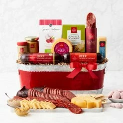 Deals ๐ HICKORY FARMS Gift Baskets Deck The Halls Gift Basket ๐