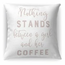 Coupon 💯 Gifts For Her Kavka Designs Girl And Coffee Accent Pillow ❤️