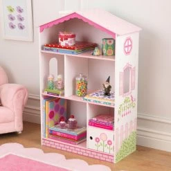 Best Sale 🎁 Gifts For Kids KidKraft Dollhouse Cottage Bookcase - 14604 🎁