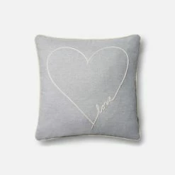 Wholesale ✔️ Gifts For Her ED Ellen DeGeneres Crafted By Loloi P4070 Grey Throw Pillow Cover 🥰
