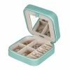 Outlet ⌛ Mele & Co. Gifts For Her Mele & Co. Josette Travel Jewelry Case - Mint Green - 5W X 5D X 2.25H In. 🎉