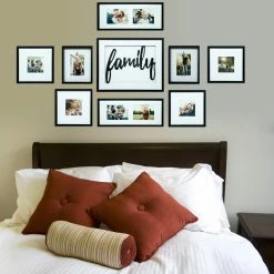 Outlet 🛒 Top Gifts Pinnacle Frames Family Decor Black Collage Kit Picture Frame ⭐