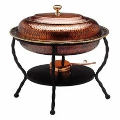 Coupon ✨ Gifts For Her Old Dutch 841 Oval Antique Copper Chafing Dish 🌟
