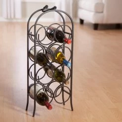 Top 10 ⌛ Gifts For Her Oenophilia Arch 8-Bottle Floor Standing Wine Rack ✨