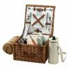Best deal ⌛ Top Gifts Picnic At Ascot Cheshire Wicker Picnic Basket For 2 - Gazebo 🧨