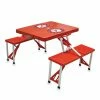New 🛒 Gifts For Him Picnic Time NCAA College Team Logo Folding Picnic Table 🥰