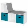 Best Sale 👏 Gifts For Kids RiverRidge Home Book Nook Kids Storage Bench Bookcase 🔥