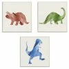 Budget 👍 Gifts For Kids The Stupell Home Decor Collection The Kids Room By Stupell Red Green Blue Dinosaurs 3pc Wall Plaque Art Set 🔔