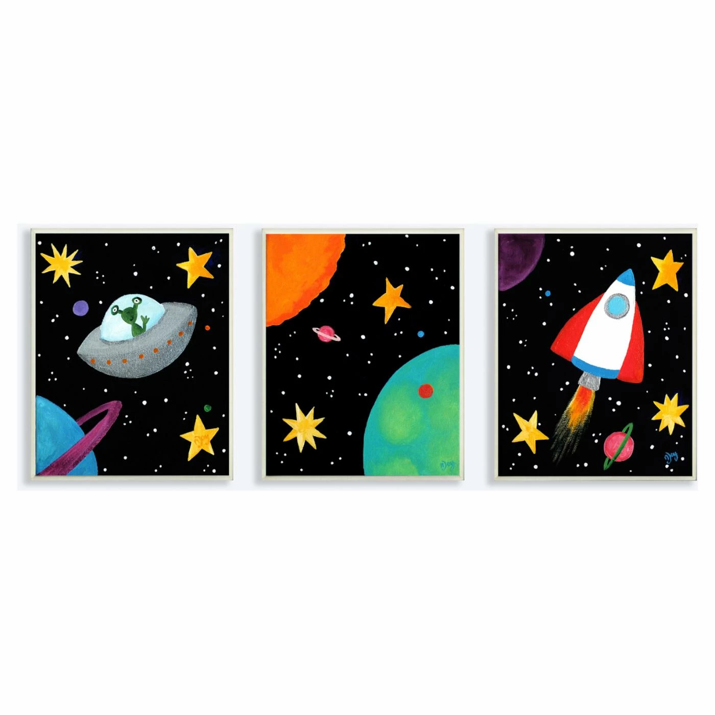 Budget β¨ Gifts For Kids The Stupell Home Decor Collection Outer Space Adventures Wall Plaque - Set Of 3 π 1 Budget β¨ Gifts For Kids The Stupell Home Decor Collection Outer Space Adventures Wall Plaque - Set Of 3 π