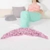 Flash Sale 🎉 Gifts For Kids Mermaid Ruffle Sherpa Throw By Lush Decor 🌟