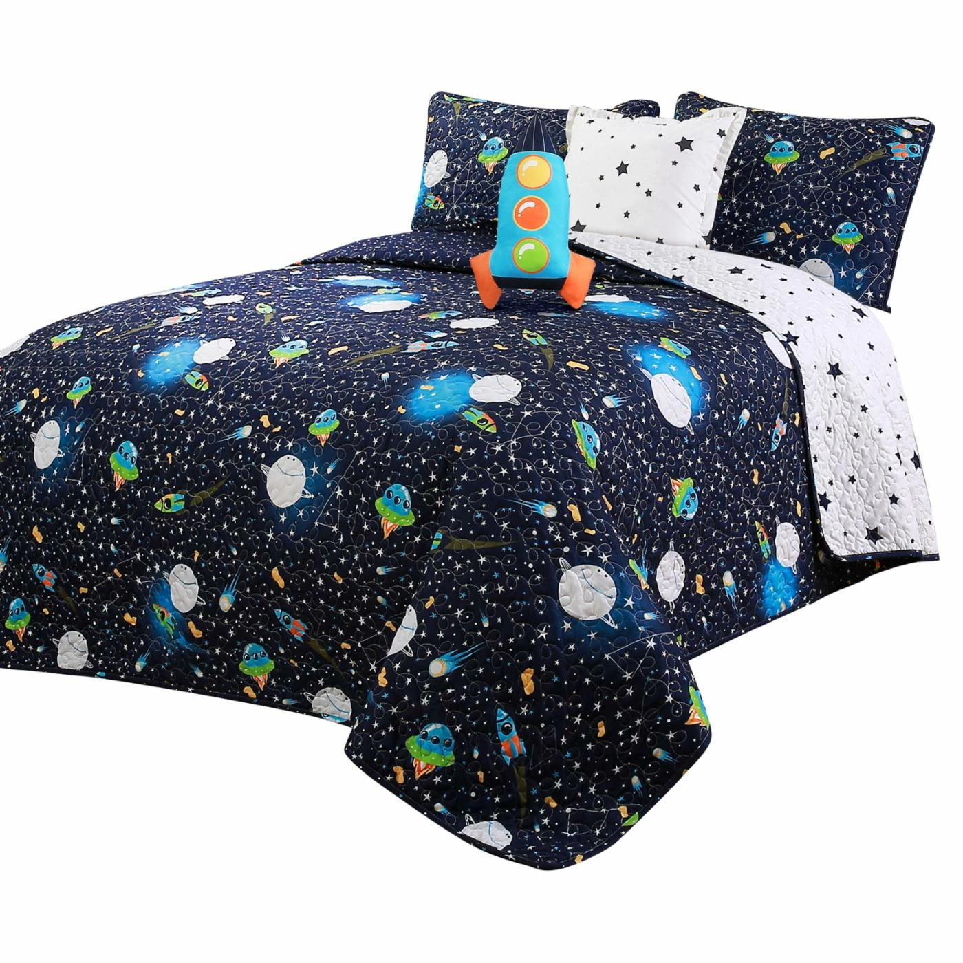 Hot Sale ๐ Gifts For Kids Universe Kids Quilt Set By Lush Decor ๐ 1 Hot Sale ๐ Gifts For Kids Universe Kids Quilt Set By Lush Decor ๐