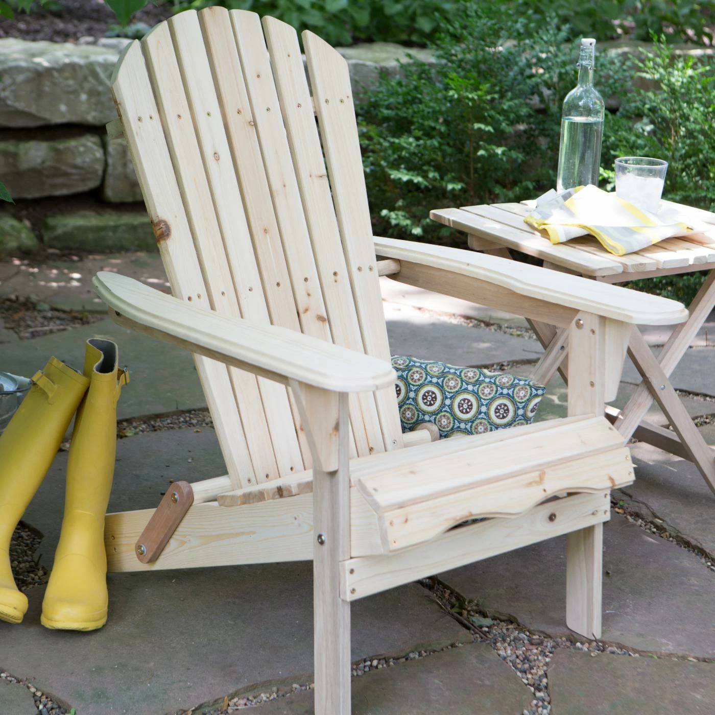 Budget ๐ฅฐ Merry Products Top Gifts Foldable Adirondack Chair Kit - Natural ๐ 5 Budget ๐ฅฐ Merry Products Top Gifts Foldable Adirondack Chair Kit - Natural ๐ - Image 5