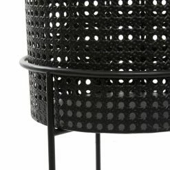 Coupon 😀 Gifts For Her DecMode Set Of 3 Contemporary Metal Perforated Planters 🌟 -Christmas Gifts Sales Store scaleUMA12939